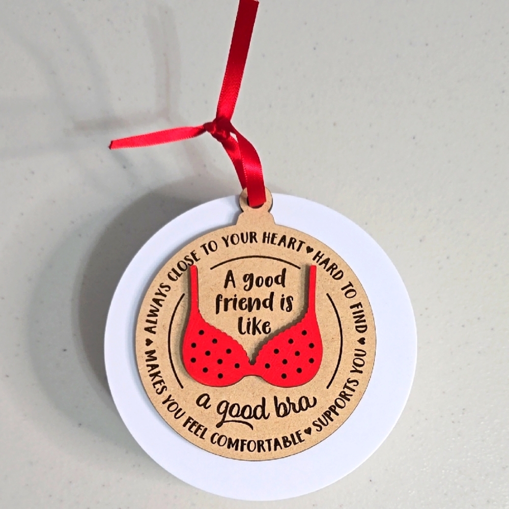 Custom Wooden Friend Ornament